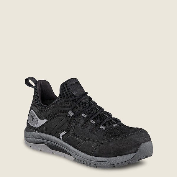 Red Wing Work Shoes Cooltech™ Athletics - Safety Toe - Black/Grey - Mens AJT401683